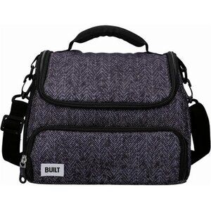 Insulated Lunch Bag Black Professional Design Polyester